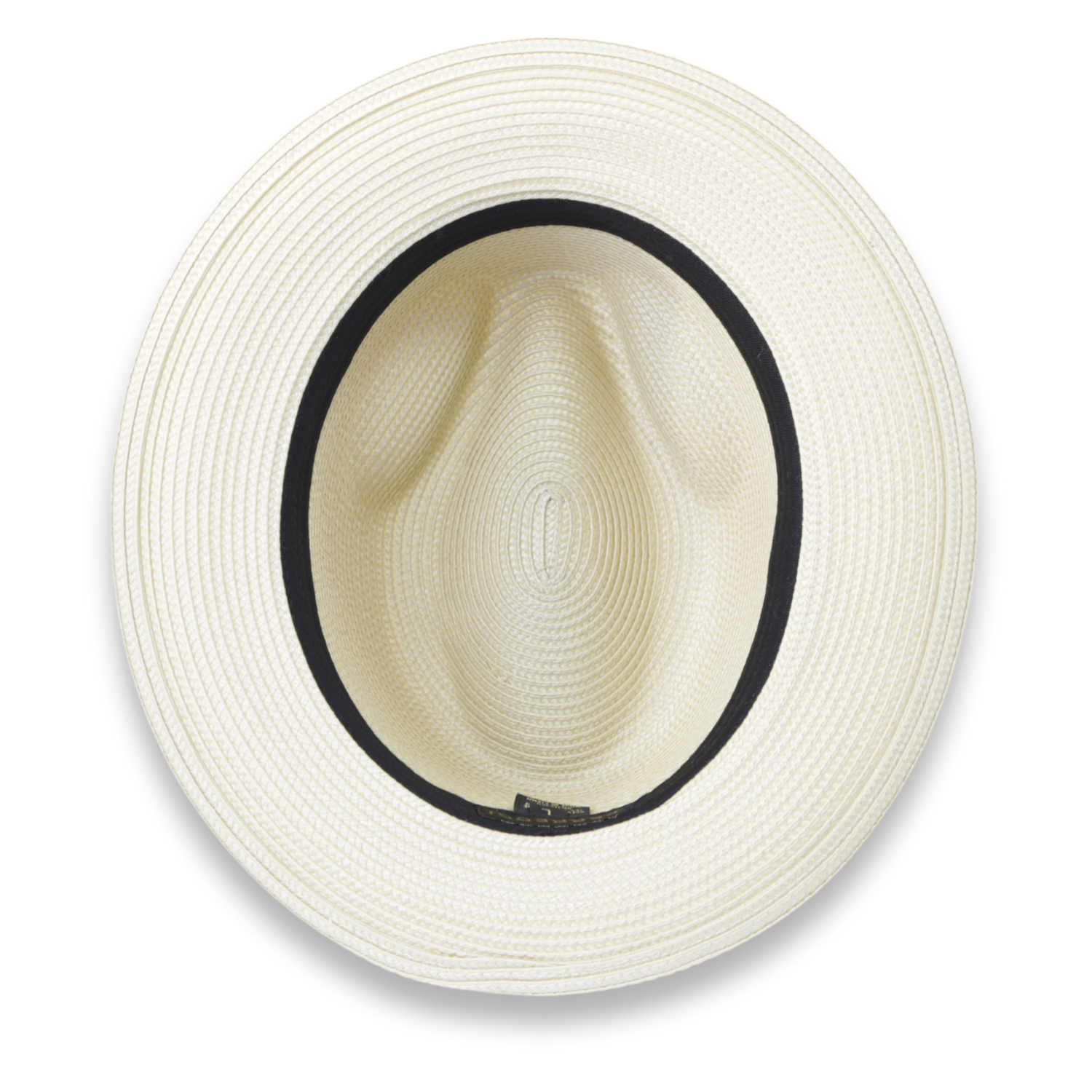 Tapa Crushable Straw Hat Fedora in Beige by Ferrecci USA