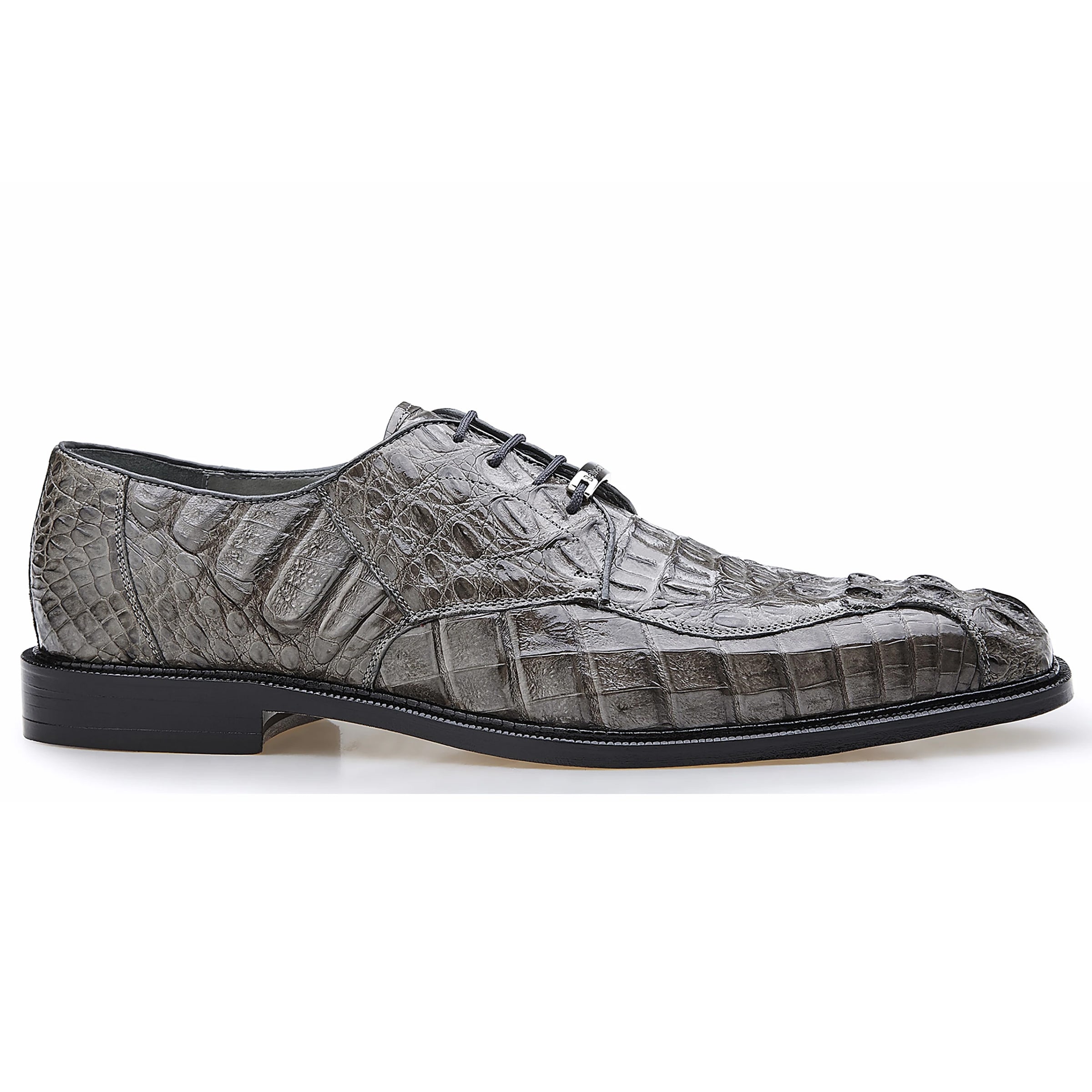 Mens Chapo Caiman Crocodile Hornback Dress Shoe in Brown by Belvedere Shoes