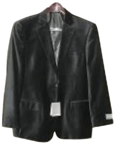 Black Luxurious, soft velvet Coat Men's Men's Wholesale Blazer by mensusain