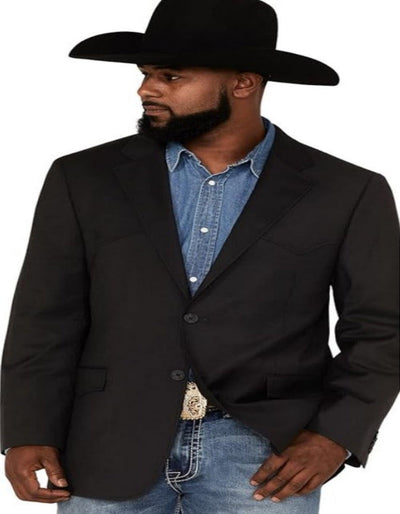 Western Blazer - Saco Para Hombre - Cowboy Blazer in Black Color by Menssuitsatlantain
