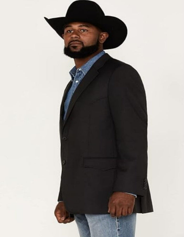 Western Blazer - Saco Para Hombre - Cowboy Blazer in Black Color by Menssuitsatlantain