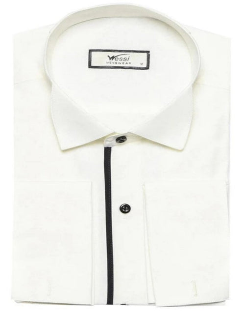 Cream Tuxedo Shirt