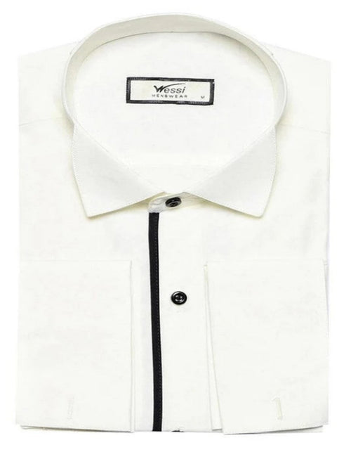 Cream Tuxedo Shirt