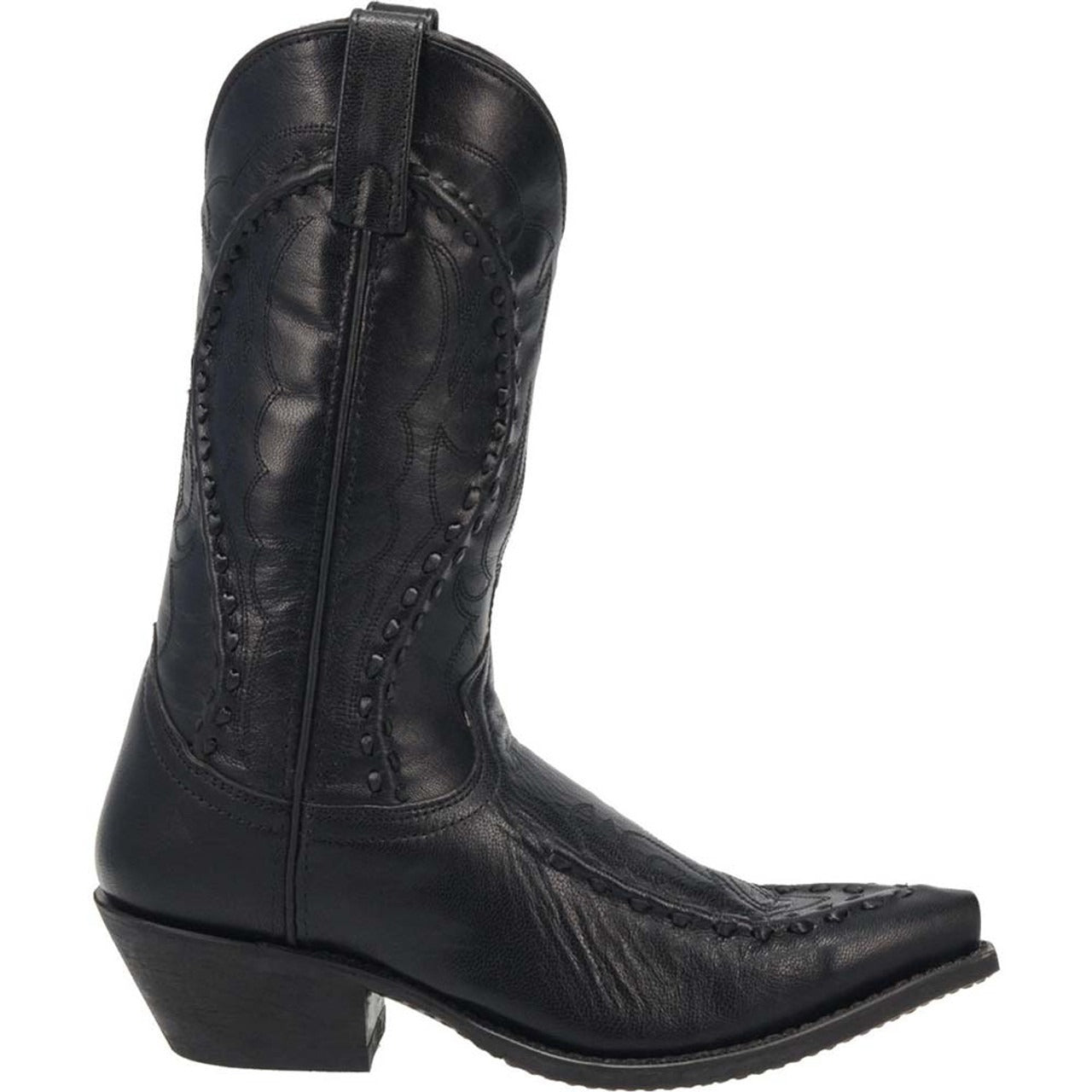 Laredo Laramie Black Genuine Leather Men's Western Boots