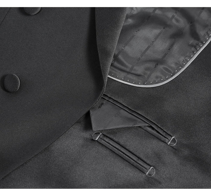 Mens 80s Prom Suit Perfect Outfit - Mens Classic Full Dress Tail Black Tuxedo