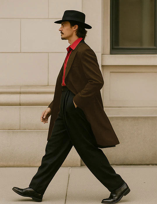 Mens Zoot Suit in Solid Black Available in 7 Colors