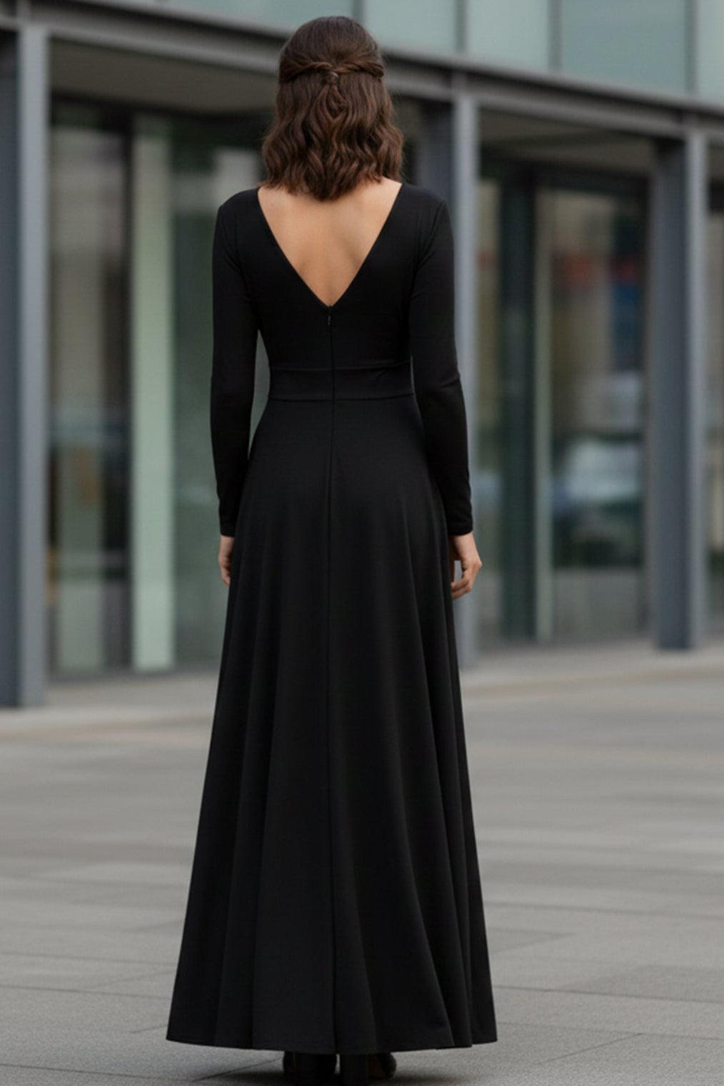 Mother Of The Groom Dress Thigh Slit Flare Formal Gown