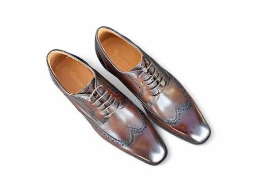 Carrucci Blucher Style Wingtip Derby