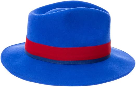 Grayson Fedora Crushable 100% Australian Wool Traveler Two Tone Blue Hat by USA Men's Outlet
