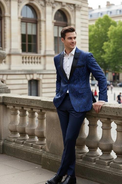 Blue Tuxedo Jacket