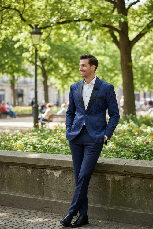 Blue Tuxedo Jacket