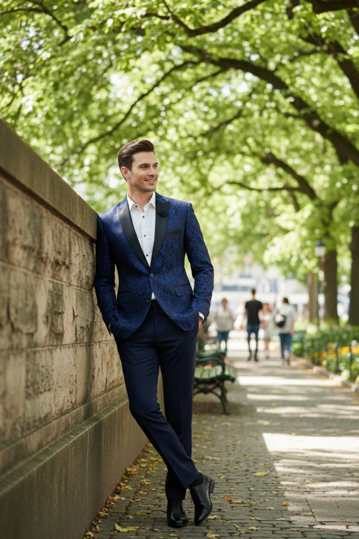 Blue Tuxedo Jacket