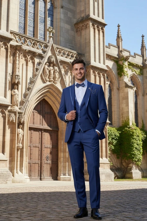 Blue Vinci 2-Button Notch Tuxedo