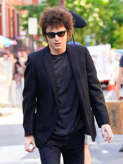 Bob Dylan A Complete Unknown Black Blazer USA Men's Outlet