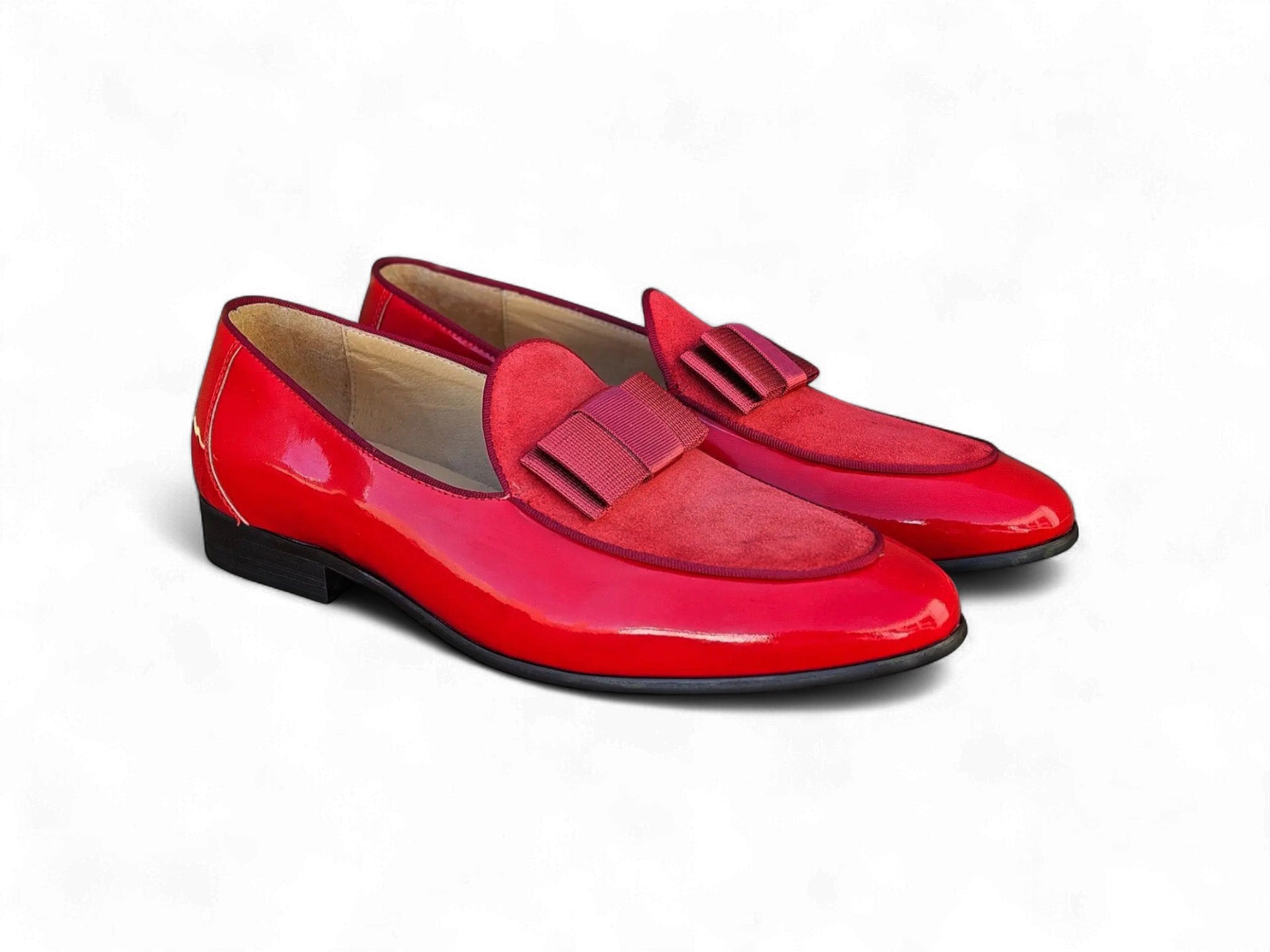 Bow Tie Patent Leather Formal Shoe