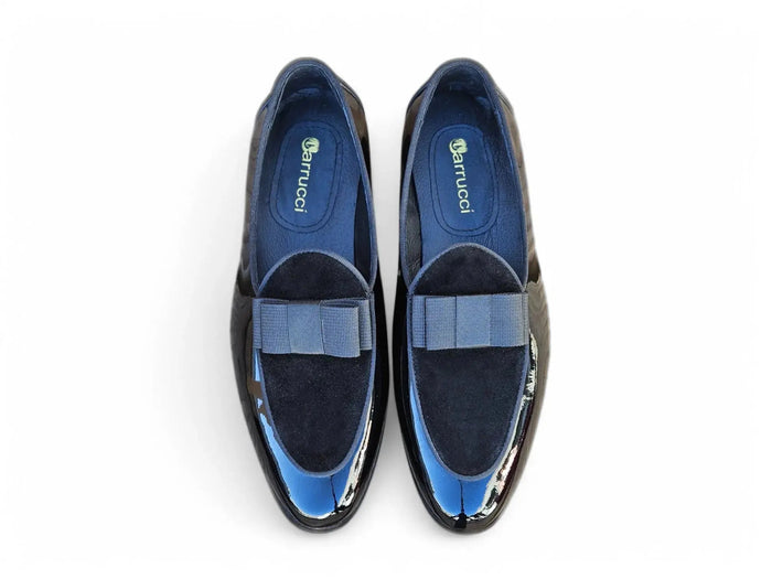 Carrucci Bow Tie Patent Leather Oxford - Luxury Formal Shoe