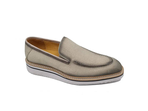 Burnished Linen Loafer