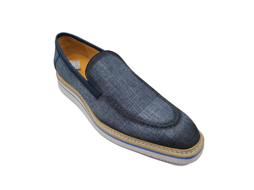 Burnished Linen Loafer
