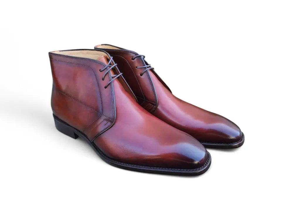Burnished Calfskin Chukka Boot