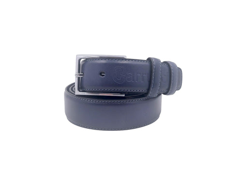 Burnished Calfskin Leather Belt