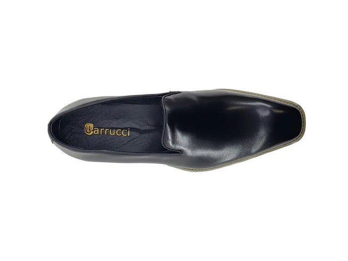 Carrucci Burnished Wholecut Loafer Lightweight Sole