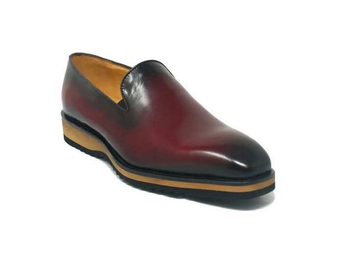Carrucci Burnished Wholecut Loafer Lightweight Sole