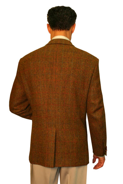 Mens Dress Blazer – 2-Button Style with Center Vent and Flap Pockets