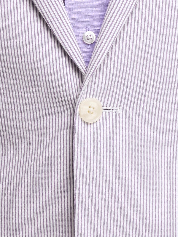 Mens Lavender Seersucker Suit Blazer + Pants Cotton Fabric - Summer Fabric in Purple color by USA Men's Outlet