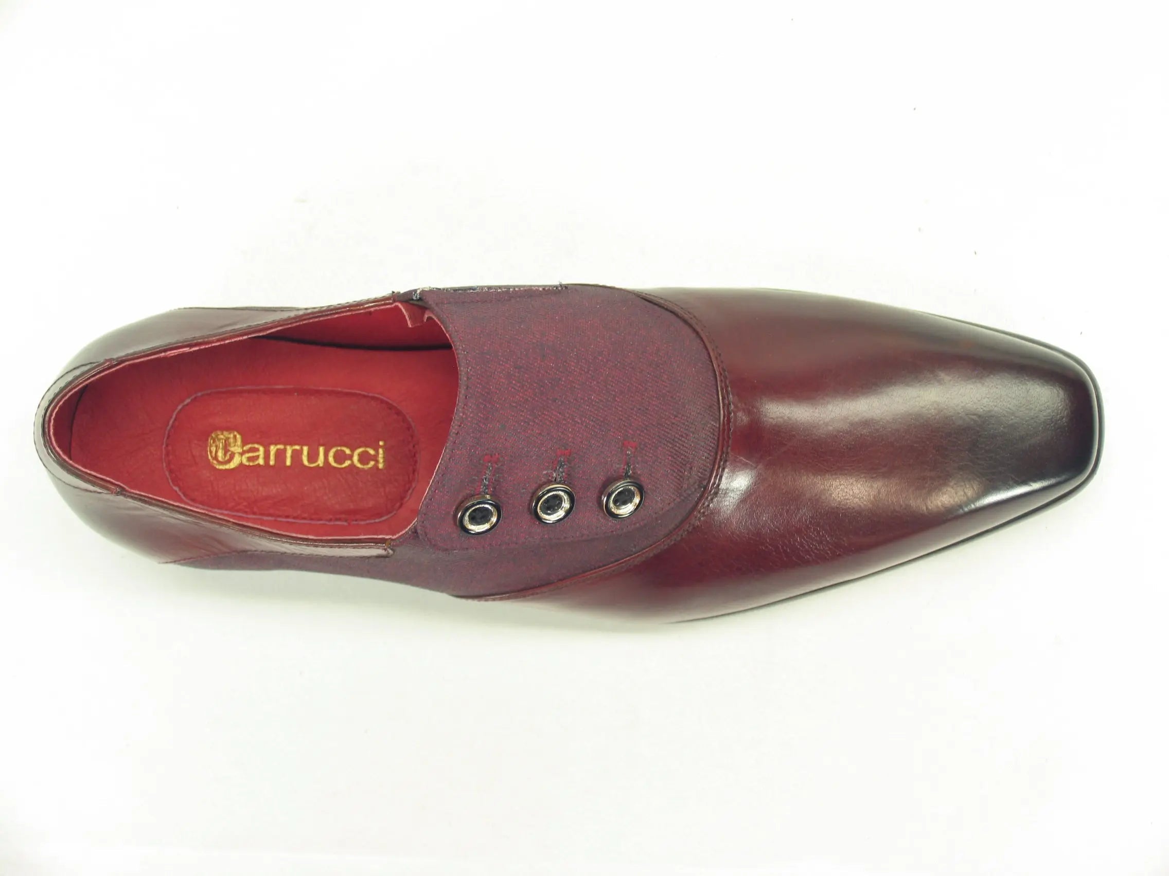 Carrucci Button-Up Leather Loafer - Luxury Slip-On Shoes