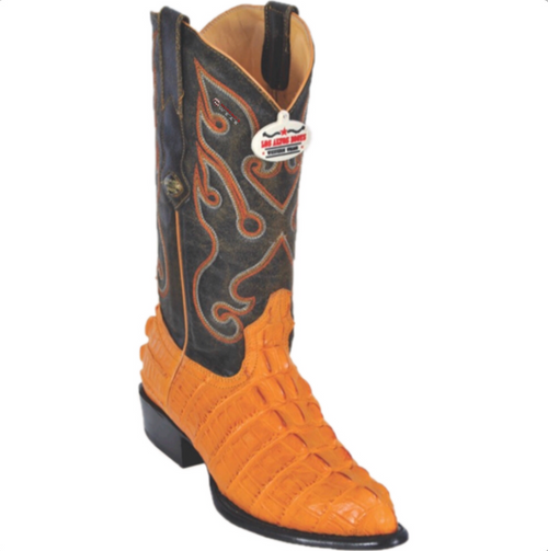 Men's Los Altos Caiman Tail Print Boots J Toe