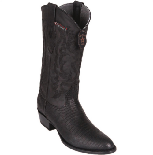 Men's Los Altos Teju Lizard (Greasy Finish) Boots Round Toe