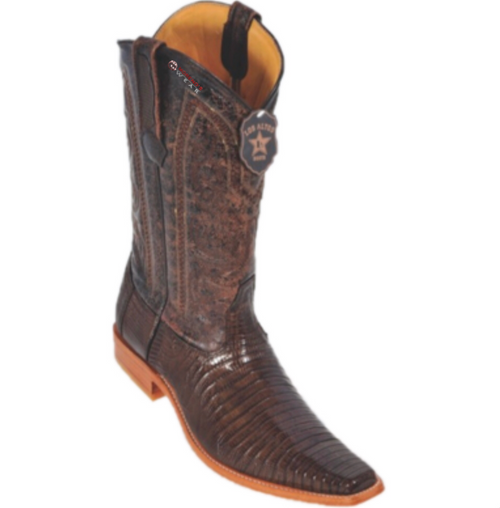 Men's Los Altos Teju Lizard Boots Versace Square Toe
