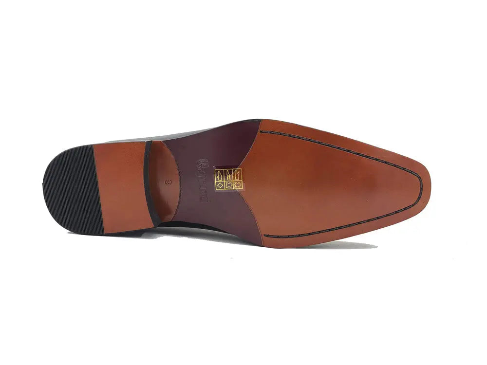 Carrucci Calf & Suede Monk Chukka Boot - Three Buckle Detail