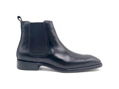 Calfskin Leather Chelsea Boot