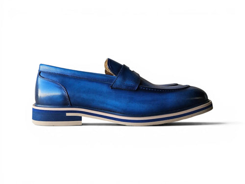 Carrucci Penny Loafer: Premium Calfskin Leather - [Color if applicable]
