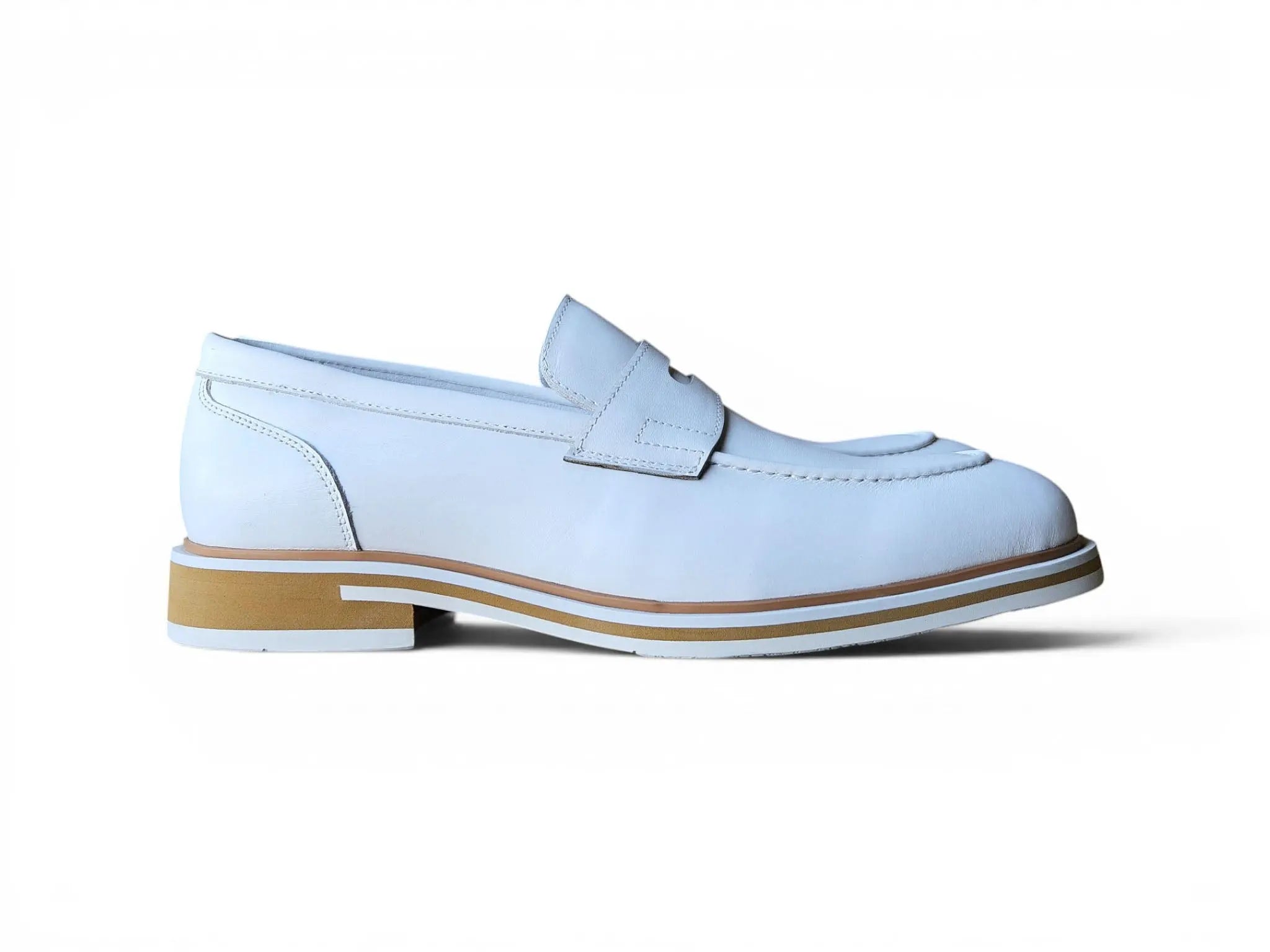Carrucci Penny Loafer: Premium Calfskin Leather - [Color if applicable]