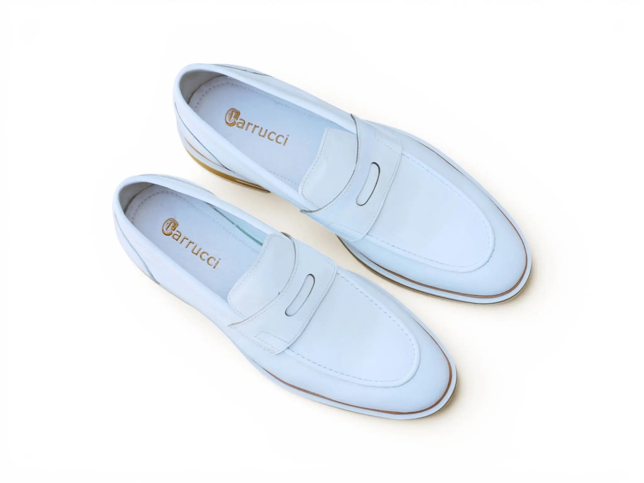 Carrucci Penny Loafer: Premium Calfskin Leather - [Color if applicable]