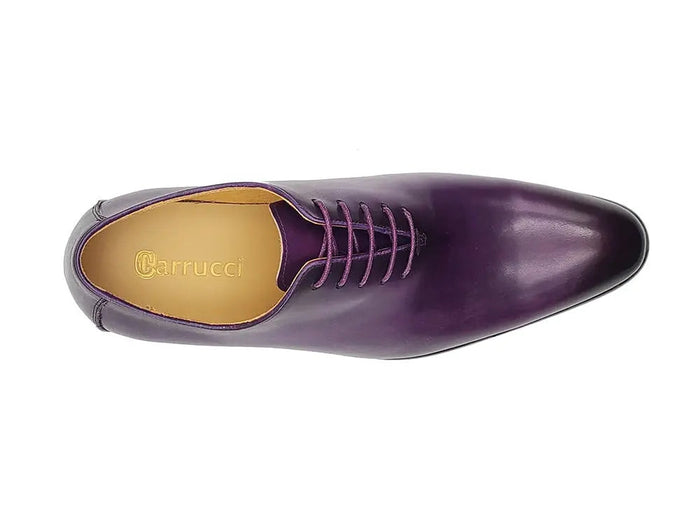 Carrucci Calfskin Whole Cut Lace-up Oxford