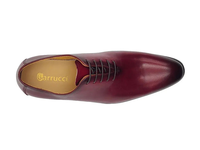 Carrucci Calfskin Whole Cut Lace-up Oxford