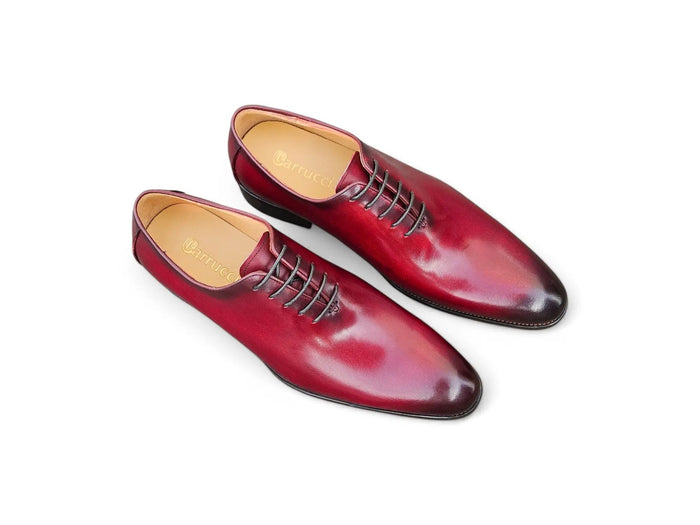 Carrucci Calfskin Whole Cut Lace-up Oxford