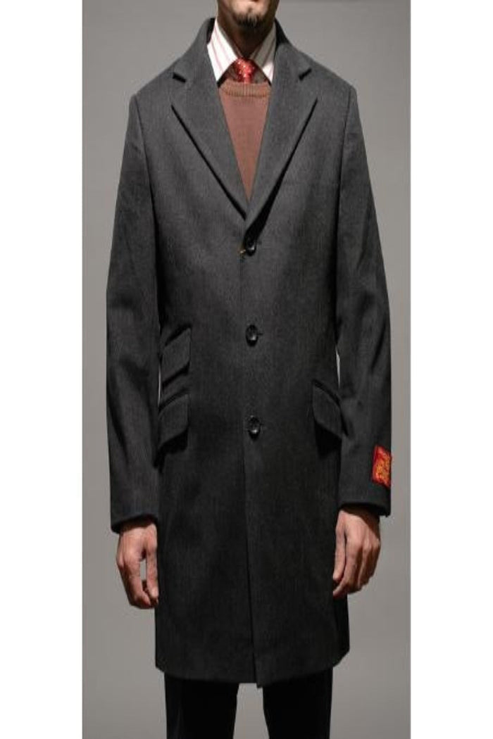 Mens Car Coat Mens Charcoal Wool Men's Carcoat ~ Designer Men's Wool Peacoat Sale Men's Overcoat USA Men's Outlet