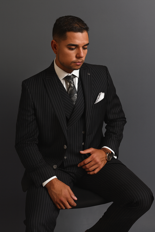 Statement Suits Black Grey