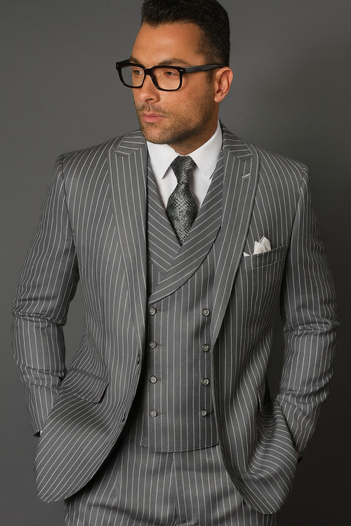 Statement Suits Black Grey