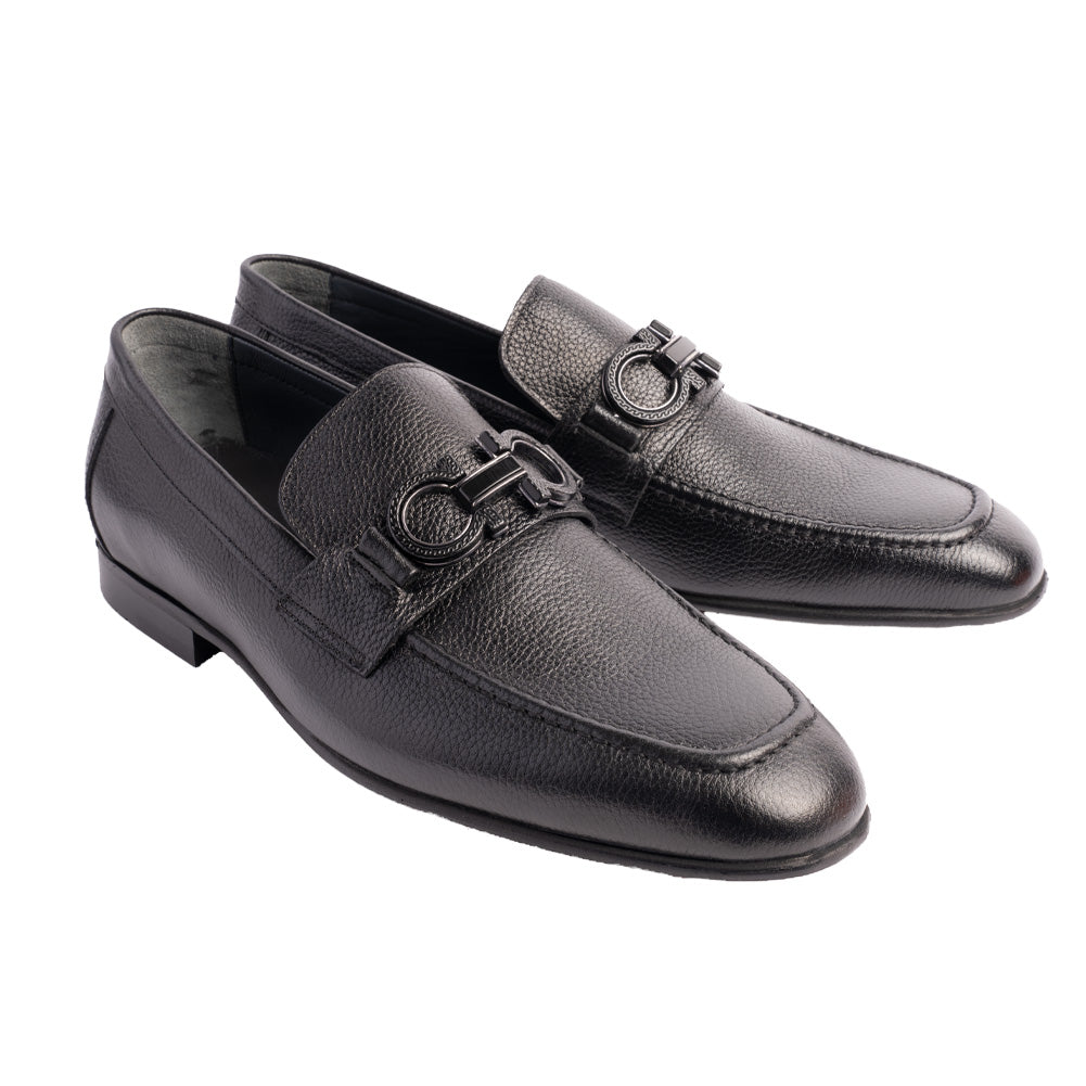 P00071 Chello- Buckle Loafer-Black