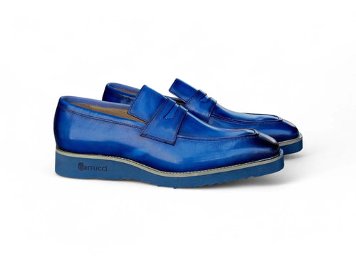 Chic Patina Burnished Penny Loafer