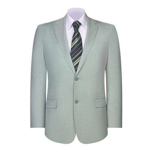 Mens Blazer Classic Fit Sport Coat Two Buttons Lightweight Suit Jacket Iceberg Green USA Men's Outlet