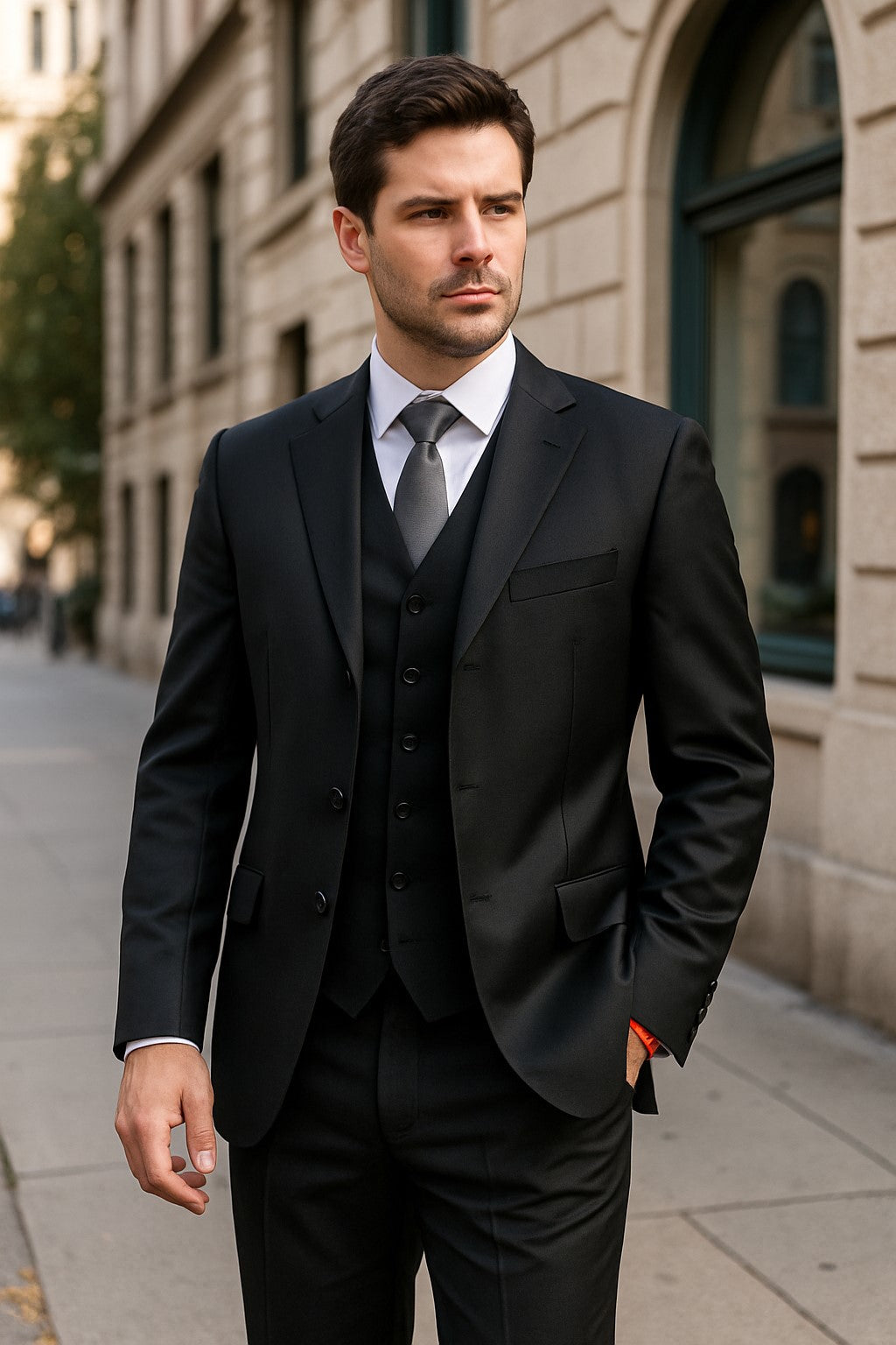 charcoal-three-button-suit