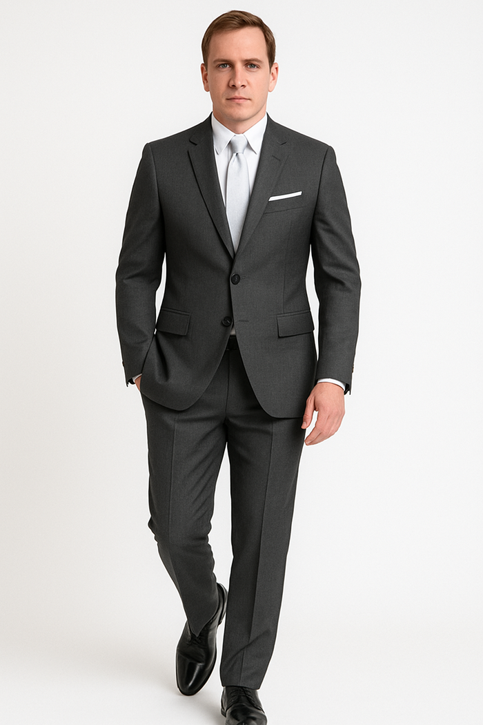 Madison Steel Grey Suit Jacket (Separates) by BLACKTIE