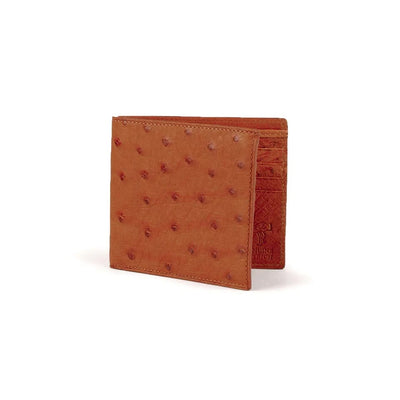 Ferrini Full Quill Ostrich Billfold Cognac Ferrini USA
