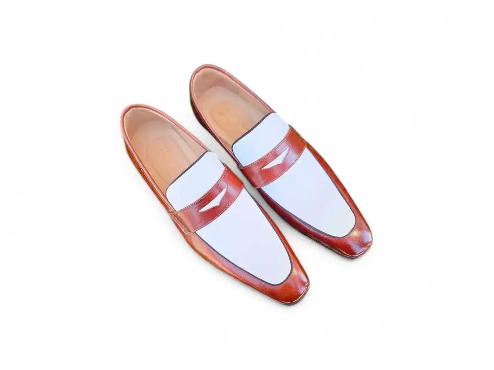 Contrast Two Tone Penny Loafer